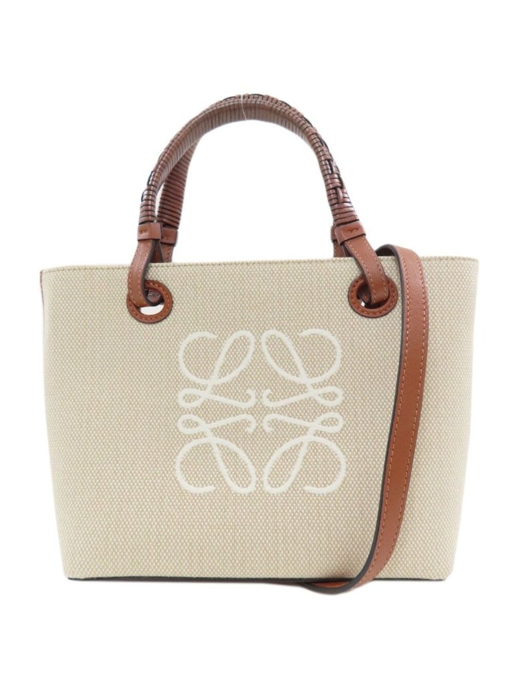 Loewe Anagram 2-Way Handbag Canvas